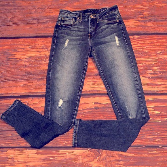 KanCan Jeans Estilo Distressed Skinny Jeans - Picture 2 of 11